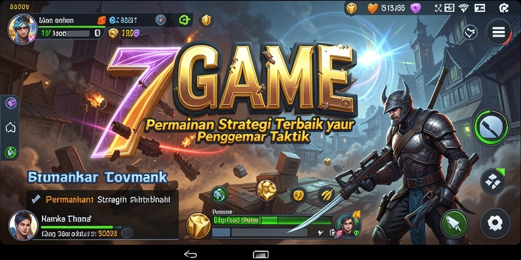 Tampilan gameplay 7GAME dengan aksi strategi yang mendebarkan.