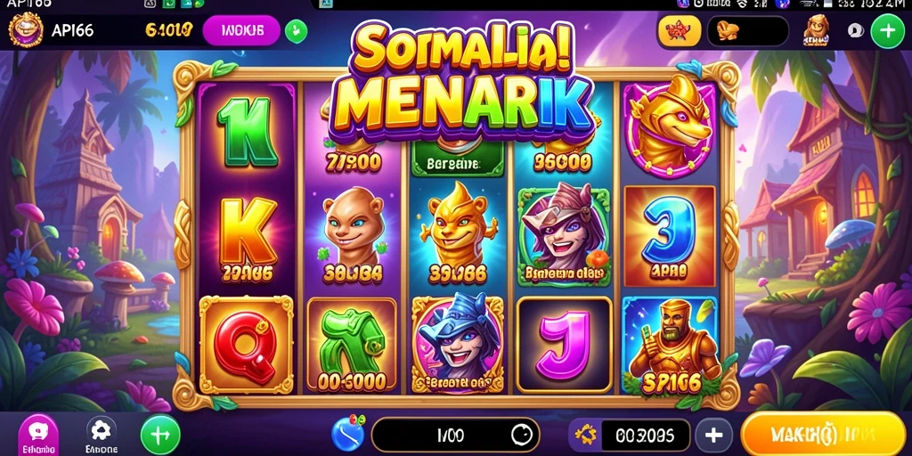 Tampilan menarik dari gameplay API66 dengan efek visual slot yang memukau.