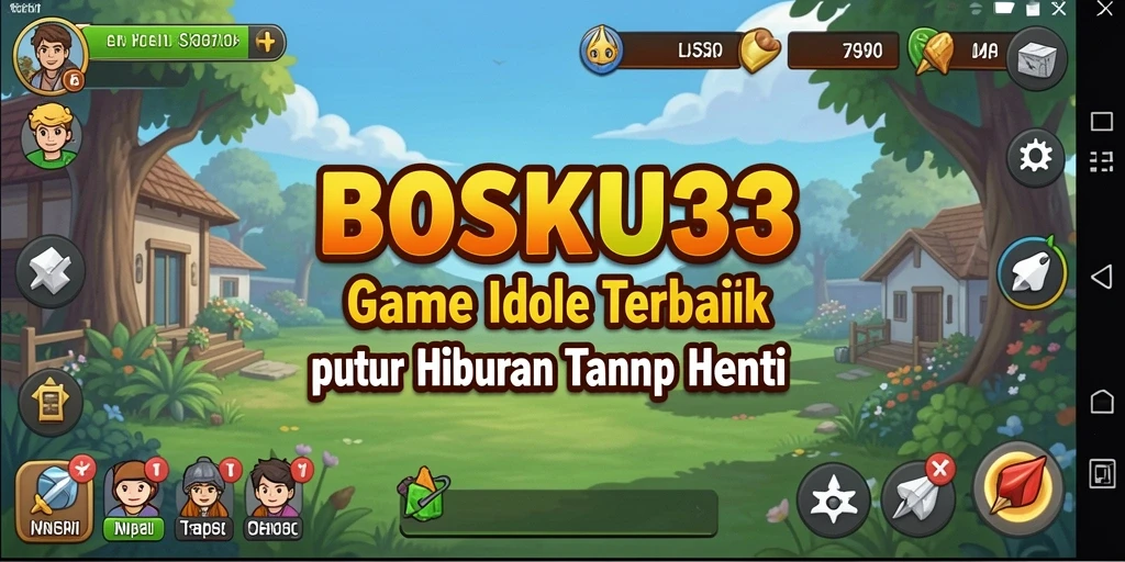 Tampilan gameplay <strong>BOSKU33</strong> yang menarik dan menghibur saat bermain Idle.