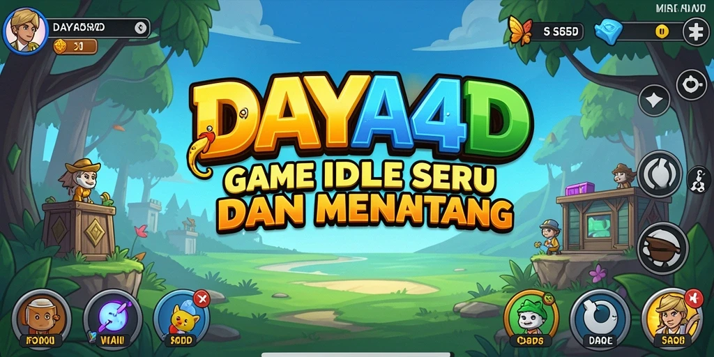 Gameplay seru dalam dunia Idle DAYA4D yang penuh tantangan.