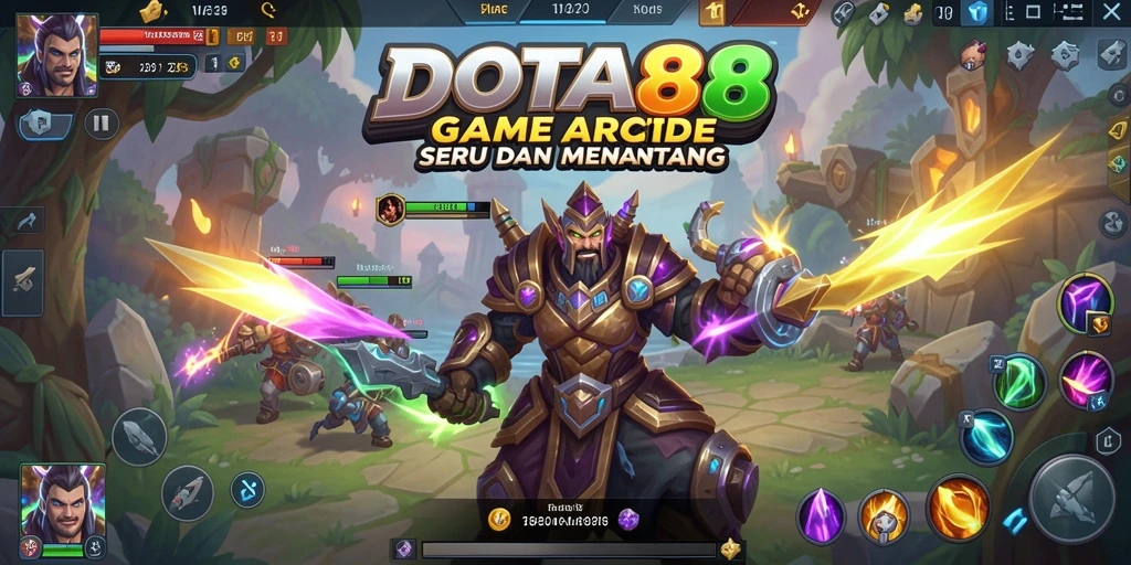 Tampilan gameplay seru dari DOTA88 dengan grafis menarik.