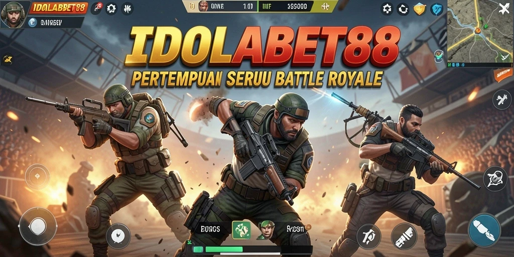 Tampilan gameplay intens di IDOLABET88 yang menampilkan pertempuran sengit.