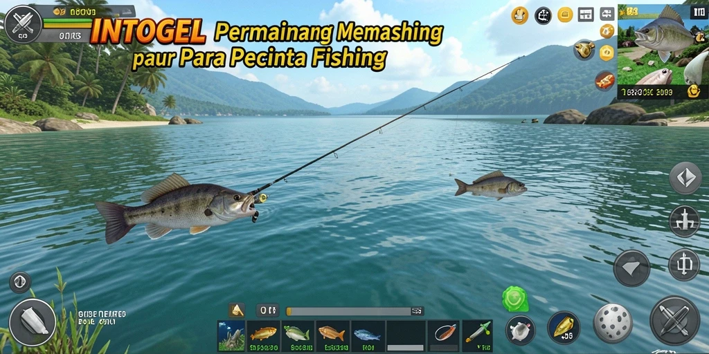 Tangkapan ikan yang luar biasa dalam gameplay INATOGEL.