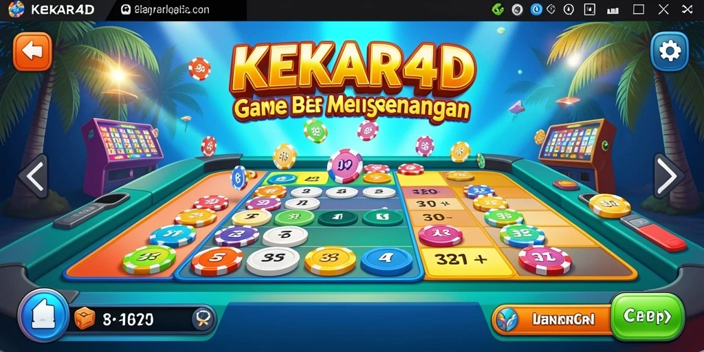 Screenshot gameplay KEKAR4D yang menunjukkan aksi Bingo yang seru.