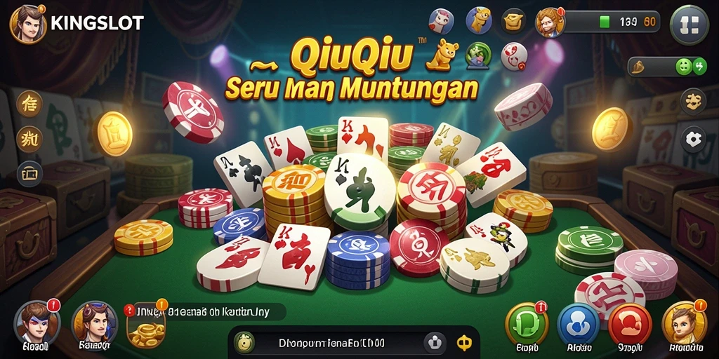 Tampilan gameplay KINGSLOT yang seru dalam QiuQiu.
