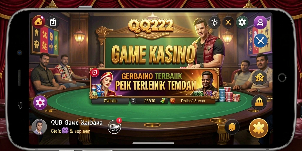 Tampilan gameplay kasino yang menarik dan mengasyikkan.