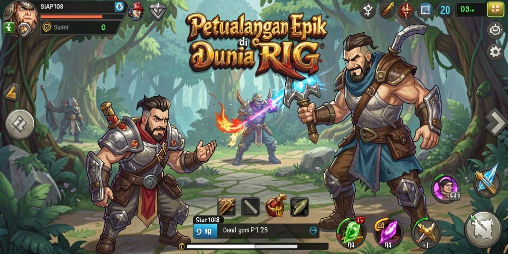 Tampilan gameplay RPG yang menakjubkan dari SIAP108.