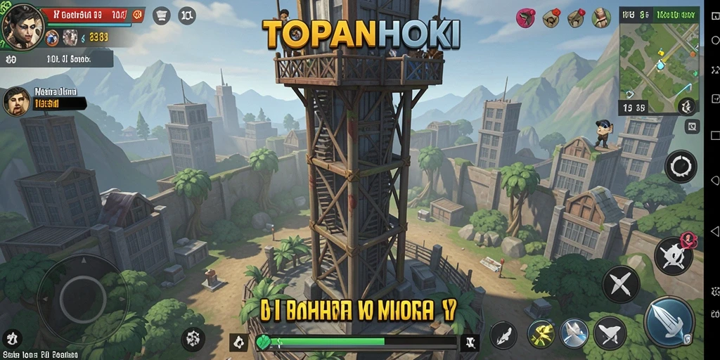 Gameplay menegangkan dalam TOPANHOKI yang menarik perhatian.