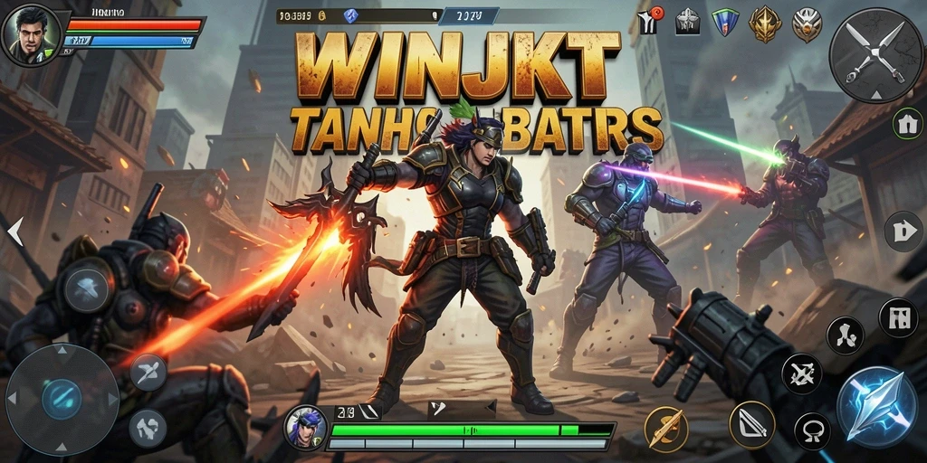 Tampilan gameplay WINJKT yang seru dan penuh aksi.