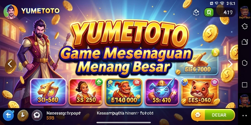 Tampilan gameplay YUMETOTO yang menarik dan seru.